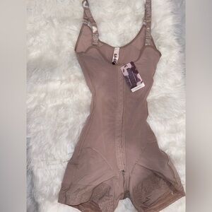 Tan Seamless Shapewear with Scoop Neckline